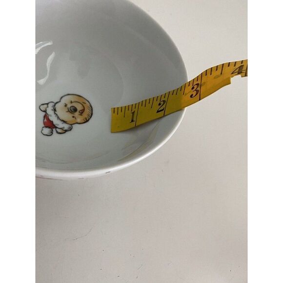 Disney Winnie the Pooh & Friends Rice Ramen Cereal Bowl Christmas Tree Holidays - Picture 7 of 8